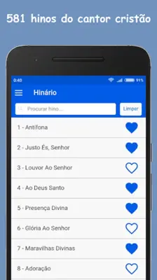 Cantor Cristão android App screenshot 11