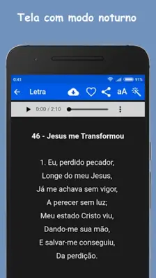 Cantor Cristão android App screenshot 8
